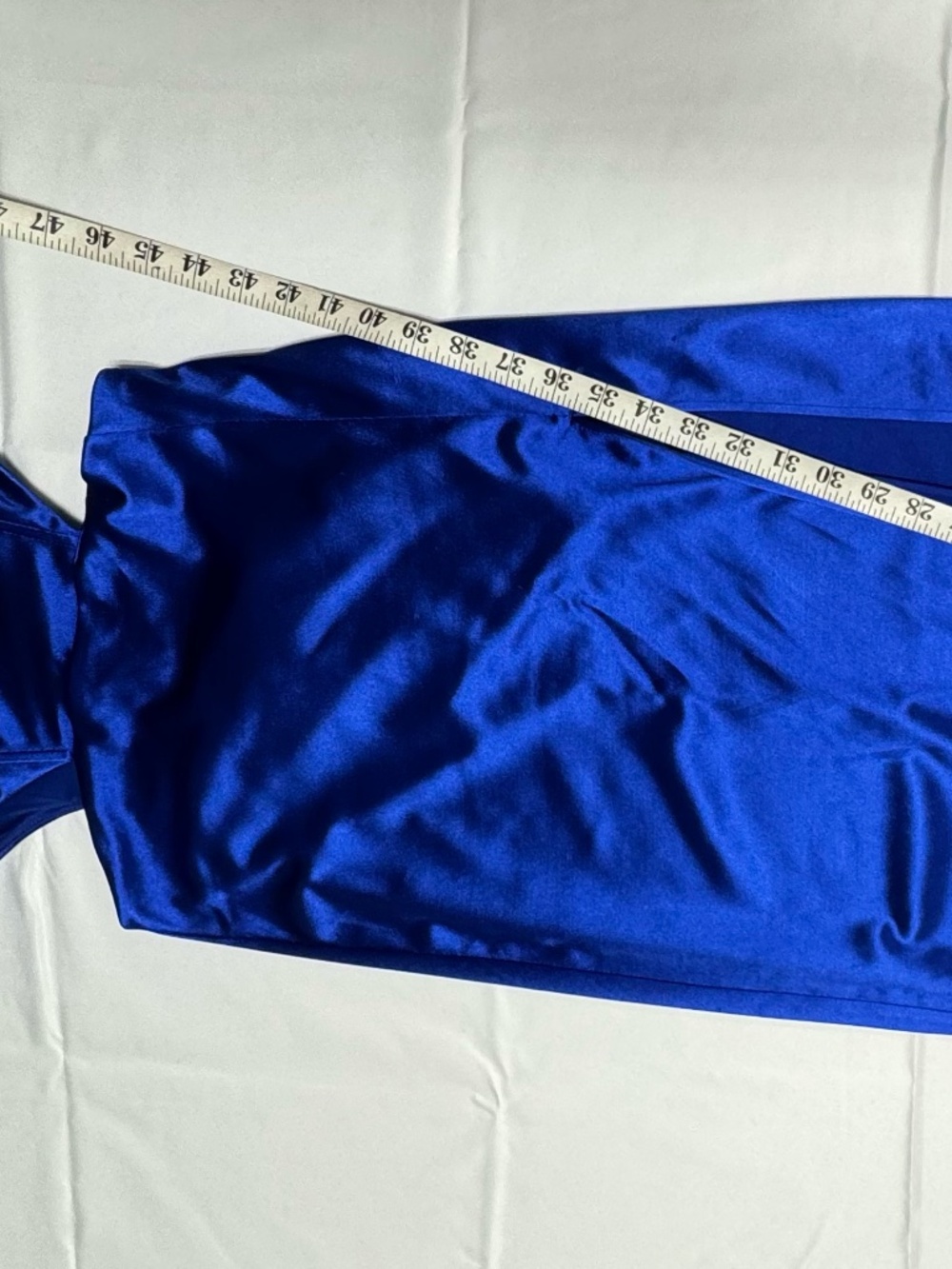 Lucy in the Sky Satin Cutout Corset Maxi in Blue - Size S - NEW Without Tag. - Picture 10 of 15